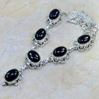 On 0301e collier sautoir onyx noir parure bijou 1900 art deco achat vente