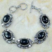 On 0310a bracelet onyx noir achat vente bijou argent 925