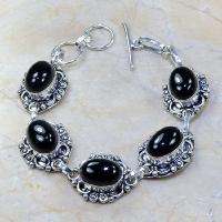 On 0312a bracelet onyx noir achat vente bijou argent 925