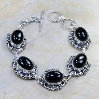 On 0312d bracelet onyx noir achat vente bijou argent 925