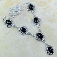 On 0313d collier sautoir onyx noir parure bijou 1900 art deco achat vente