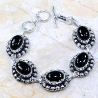 On 0322a bracelet onyx noir achat vente bijou argent 925