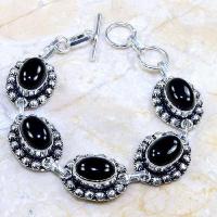 On 0322d bracelet onyx noir achat vente bijou argent 925