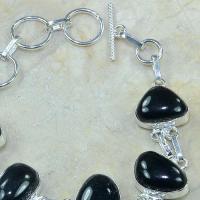 On 0326c bracelet onyx noir achat vente bijou argent 925