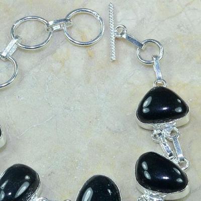 On 0326a bracelet onyx noir achat vente bijou argent 925