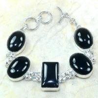 On 0332a bracelet onyx noir achat vente bijou argent 925