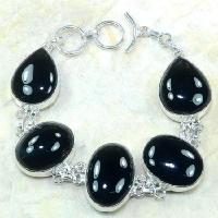 On 0334a bracelet onyx noir achat vente bijou argent 925