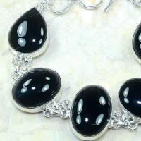 On 0334b bracelet onyx noir achat vente bijou argent 925