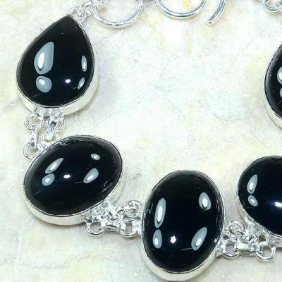 On 0334a bracelet onyx noir achat vente bijou argent 925