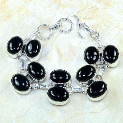 On 0339a bracelet onyx noir achat vente bijou argent 925