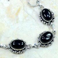 On 0341b bracelet onyx noir achat vente bijou argent 925