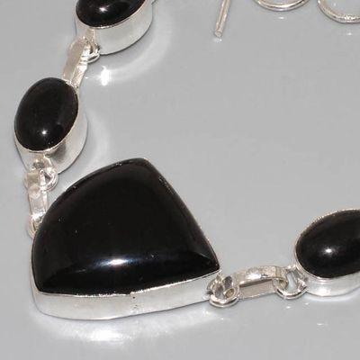 On 0346b bracelet onyx noir achat vente bijou argent 925