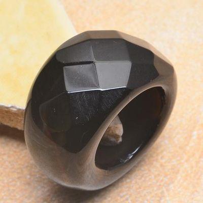 On 0356a bague 58 gemme onyx noir bijou 1900 art deco achat vente