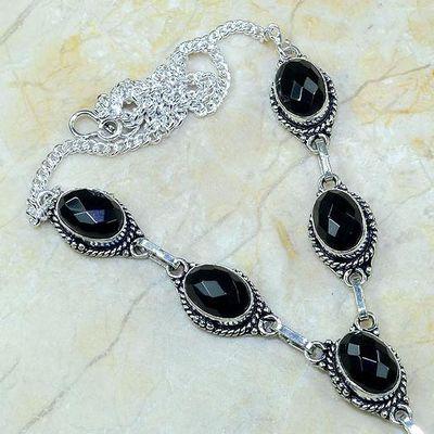 On 0363a collier sautoir onyx noir parure bijou 1900 art deco achat vente