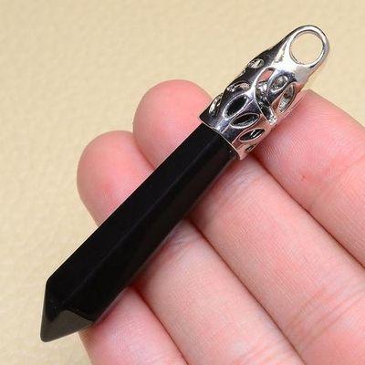 On 0401a pendentif pendule divination radiesthesie voyance onyx noir achat vente