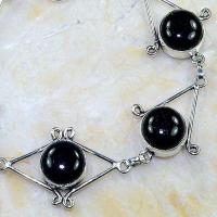 On 0402c bracelet onyx noir achat vente bijou 1900 belle epoque argent 925