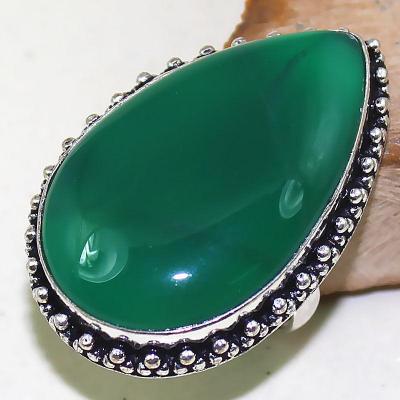 On 0440c bague t59 chevaliere onyx vert argent 925 achat vente