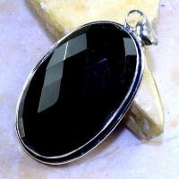 On 0451b pendentif pendant onyx noir achat vente bijou argent 925