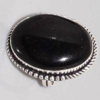 On 0465c bague chevaliere t57 gemme onyx noir bijou 1900 art deco achat vente