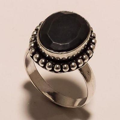 On 0471a bague chevaliere t53 gemme onyx noir bijou 1900 art deco achat vente