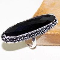 On 0475a bague chevaliere t56 gemme onyx noir bijou 1900 art deco achat vente