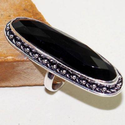 On 0476b bague chevaliere t63 gemme onyx noir bijou 1900 art deco achat vente