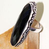 On 0477c bague chevaliere t63 gemme onyx noir bijou 1900 art deco achat vente