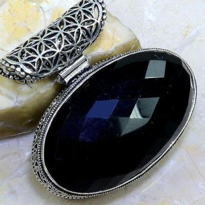 On 0484c pendentif pendant32x56mm onyx noir bijou 1900 art deco achat vente 1