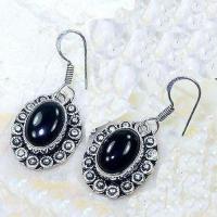 On 0488c parure collier boucles oreilles 42gr onyx noir bijou 1900 art deco achat vente