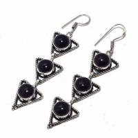 On 0495d boucles oreilles 17gr onyx noir bijou 1900 art deco achat vente