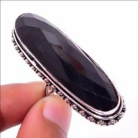 On 0505a bague chevaliere t59 13x45mm gemme onyx noir bijou 1900 art deco achat vente 1