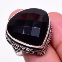 On 0507b bague t60 chevaliere onyx noir 20x23mm gemme bijou 1900 art deco achat vente