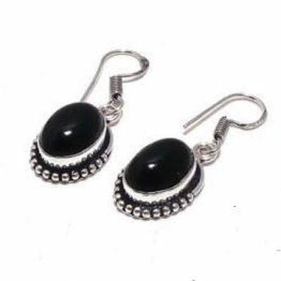 On 0509b parure collier boucles oreilles onyx noir 37gr achat vente bijou argent 925