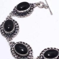 On 0511c bracelet onyx noir 21gr 12x15mm achat vente bijou argent 925