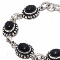 On 0512c bracelet onyx noir 15gr 8x10mm achat vente bijou argent 925