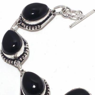 On 0531b bracelet onyx noir 25gr 12x16mm achat vente bijou ethnique argent 925