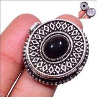 On 0545a bague chevaliere poison 15gr onyx noir bijou 1900 art deco gothique achat vente