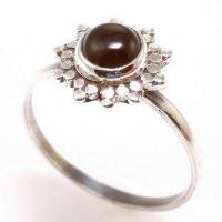 On 6494b bague chevaliere anneau onyx noir argent 925