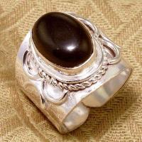 On 7713b bague chevaliere anneau onyx noir argent 925