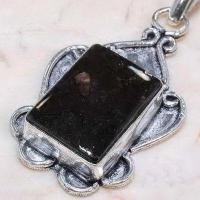 On 8231c pendentif pendant onyx noir argent 926