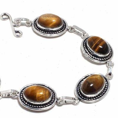 Ot 1012b bracelet oeil de tigre 20gr argent 925 achat vente bijoux ethnique 1 1