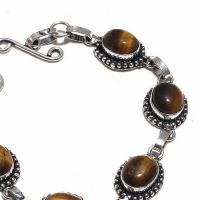 Ot 1028b bracelet oeil de tigre 17gr 8x12argent 925 achat vente bijoux ethnique 1 1