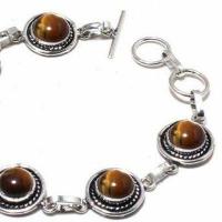 Ot 1036c bracelet oeil de tigre 18gr 10mm argent 925 achat vente bijoux ethnique 1 1