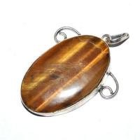 Ot 1101c pendant pendentif oeil de tigre 50mm 25x40mm 10gr