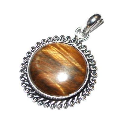 Ot 1106c pendant pendentif oeil de tigre 50mm 25x25mm 14gr argent 925