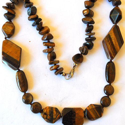 Ot 2005 collier sautoir oeil de tigre 62gr 20x40mm 11