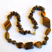 Ot 2005 collier sautoir oeil de tigre 62gr 20x40mm 7