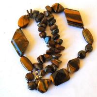 Ot 2005 collier sautoir oeil de tigre 62gr 20x40mm 8