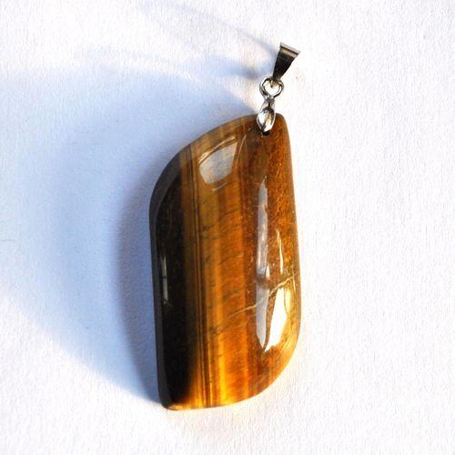 Ot 4006 pendentif pendant oeil de tigre 55mm 12gr 20x40mm argent 925 2