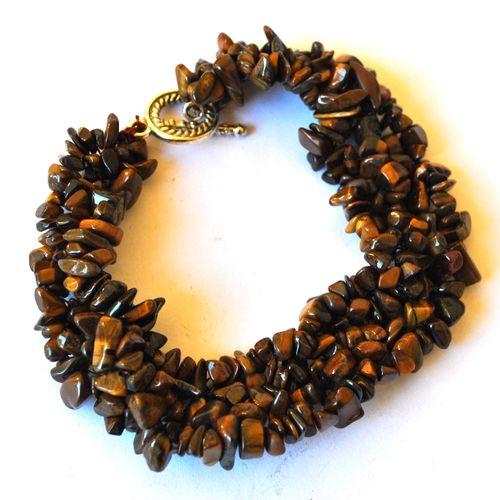 Ot 4013 bracelet oeil de tigre 38gr 6 8mm 4